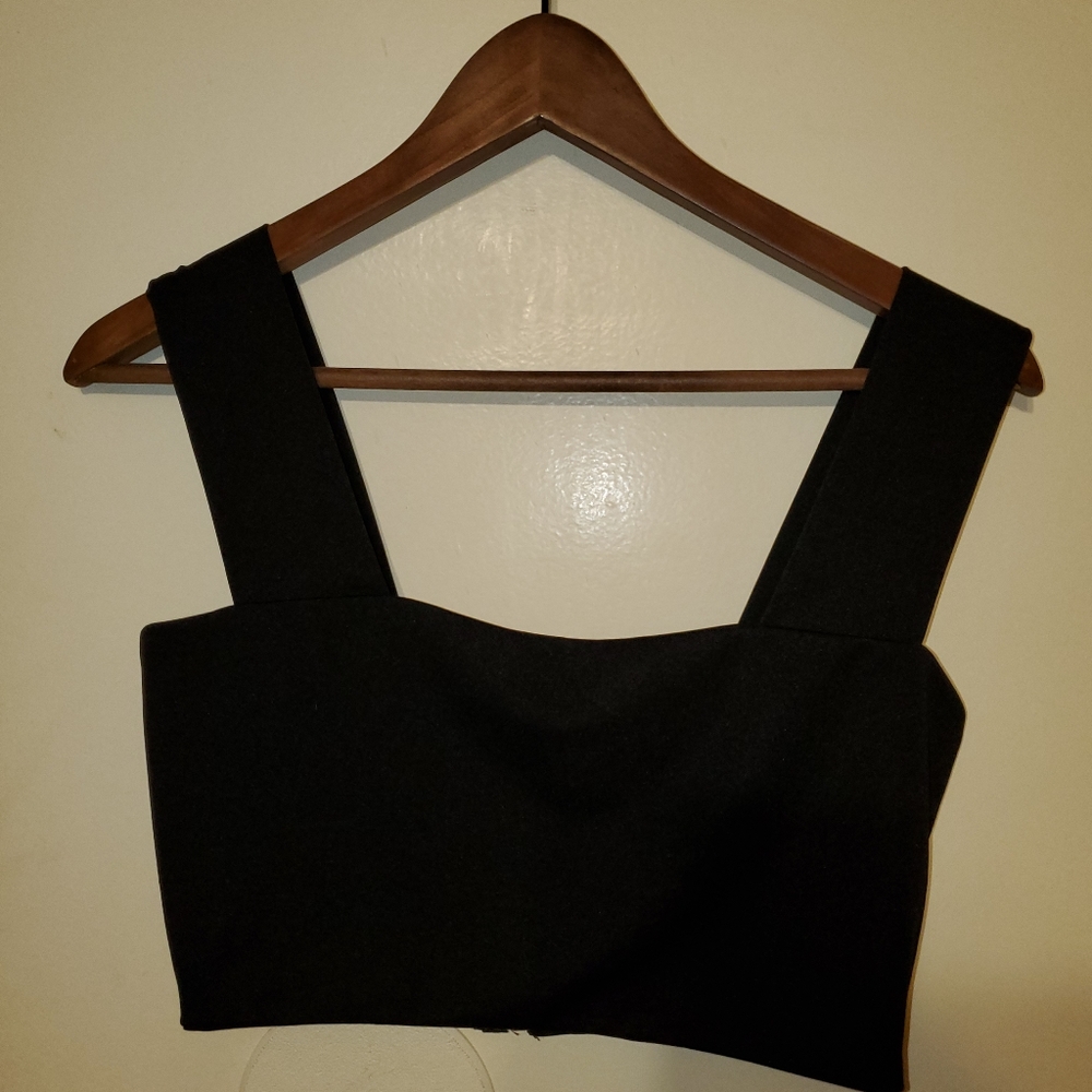 2 piece black dress set